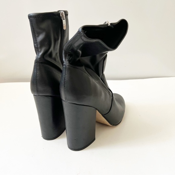 Marc Fisher Newbie Sock Ankle Leather Boots - Picture 7 of 16